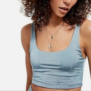 Free People Intimately Be Cool Brami Seafoam Blue